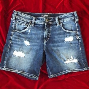 Silver Jean Sam Shorts size 27